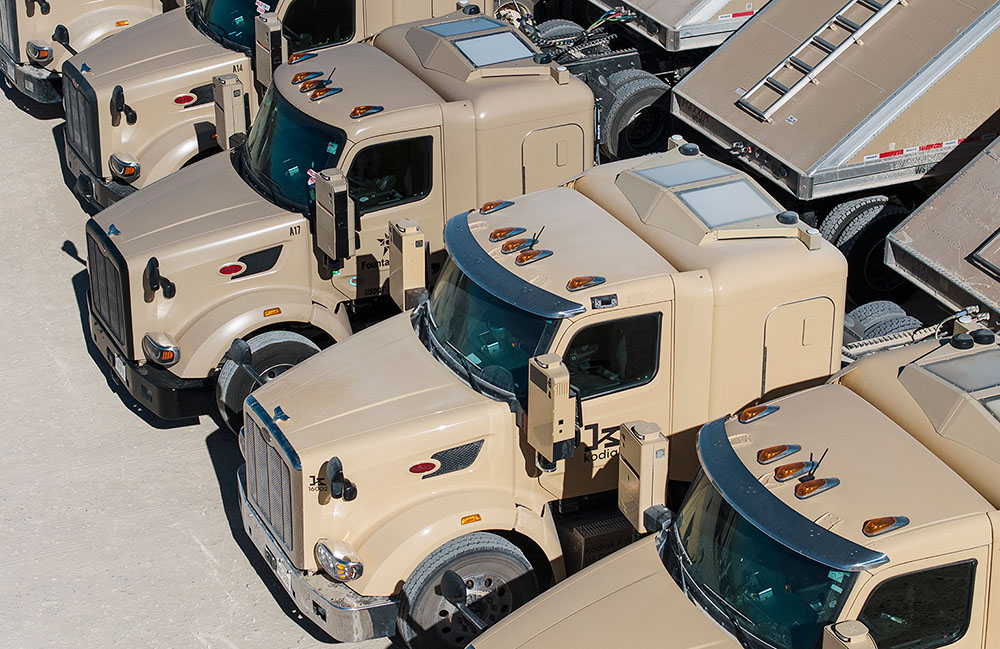 Kodiak planea escalar hardware y sensores autónomos de camiones con Bosch Kodiakbosch Featured