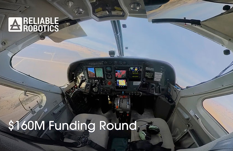Robotics fiables recauda fondos para aeronaves totalmente automatizadas
